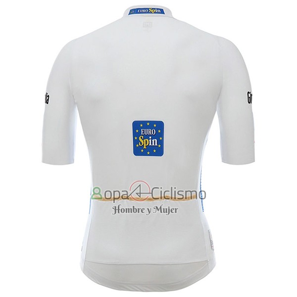 Giro d'Italia Ropa Ciclismo Culotte Corto 2017 Hombre Mangas Cortas Blanco